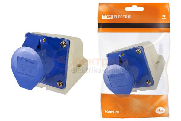 розетка стац. ССИ-123 3х32А 220В