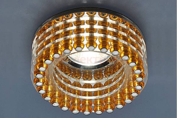 ES 722 MR16 янтарь (BR) SC светильник