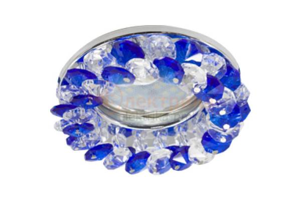 Ecola CD4141 свет-к MR16 голуб/хром