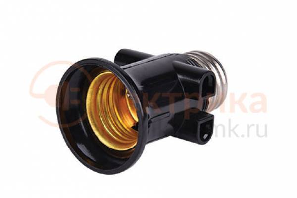 переходник с Е27 на розетку (жулик)