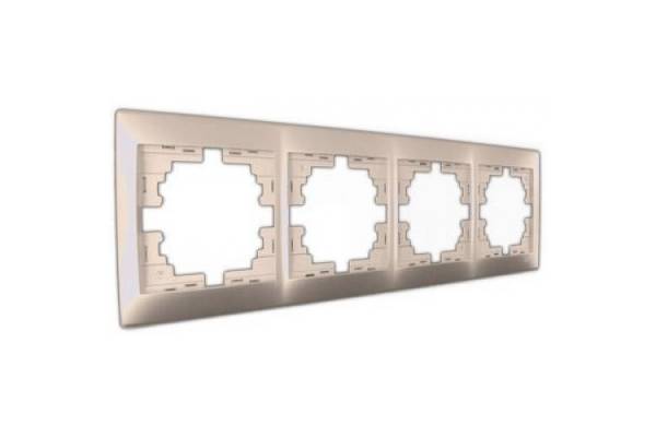 рамка 4 гориз. жемчуг 3000-149