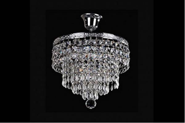 люстра MS95084/4 CR хром/хрусталь 4х60W E27