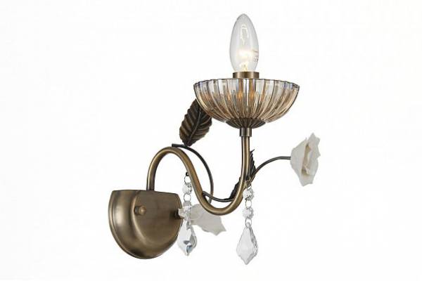 бра A-1030/1W AB бронза 1х60W Е27