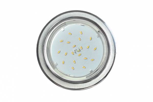 GX53/H4 3901 КРУГ серебрянный блеск/хром свет-к Ecola