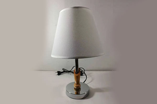 лампа наст.8055 серебро/белый абажур