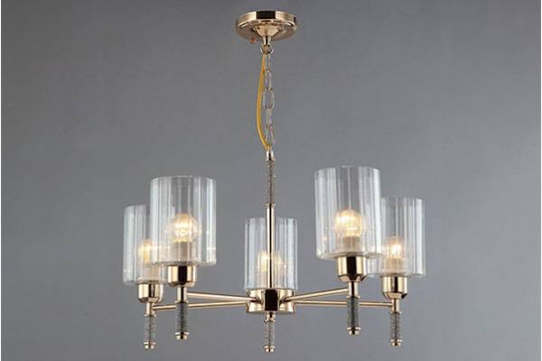 люстра MDG7346/5 FGD золото 5х60W E27 d540