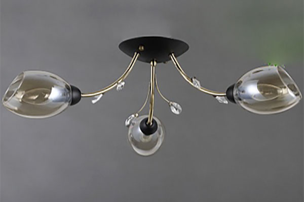 люстра MD39738/3 DBK+AB бронза/черный 3x40W E14