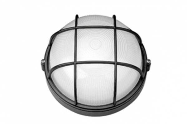 НПБ1302 черн/круг с реш. 60вт светильник IP54