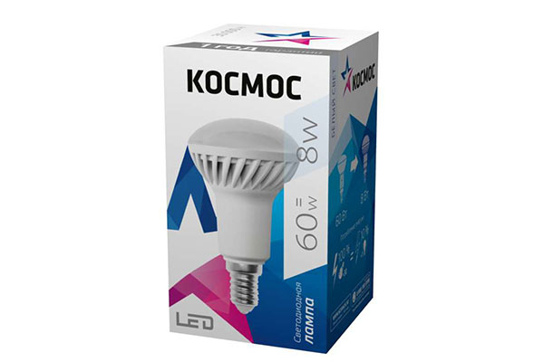 лампа диодная R50 8Вт Е14 4500к КОСМОС