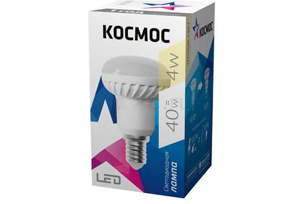 лампа диодная R50 8Вт Е14 3000к КОСМОС