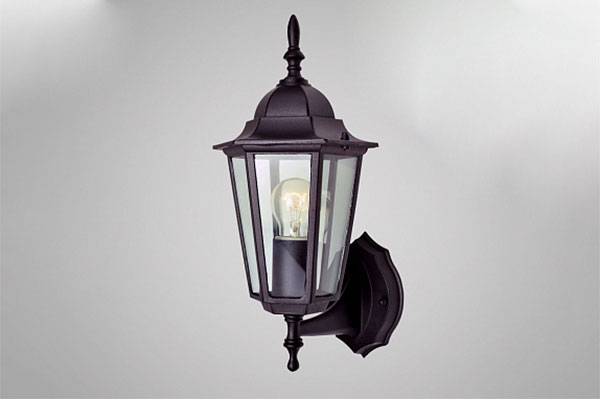 свет-ник уличный настен. 17060-S-WU черный 1xE27