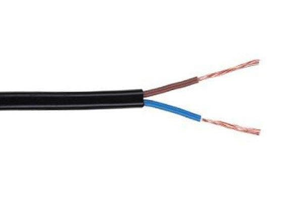 ШВВП (ПУГНП, ПБППГ) 2х0,5 черн. провод/100/