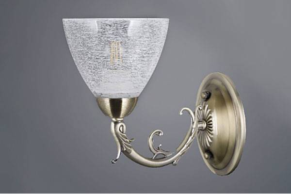 бра MBP39923/1 AB бронза 1x40W E27