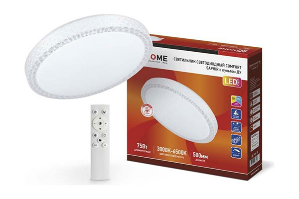 светильник 55w COMFORT SAPHIR пульт 3К-6К IN HOME
