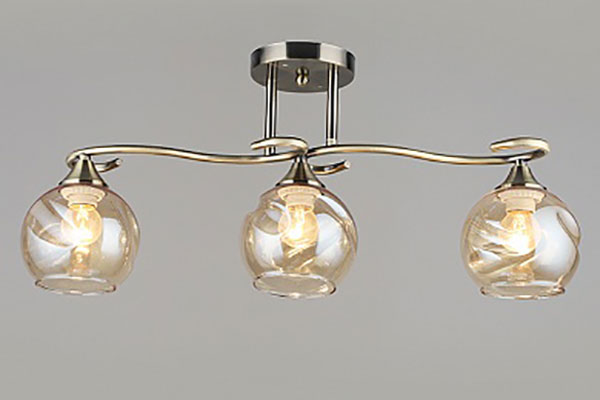 люстра N4711/3 AB бронза 3х60W E27