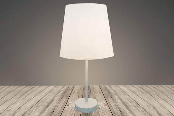 настольная лампа T25011 белый/белый абажур h450