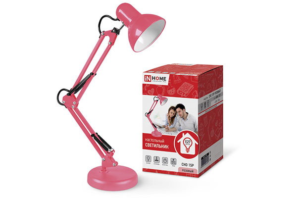 СH0-15Р светильник наст.60Вт роз. inHome