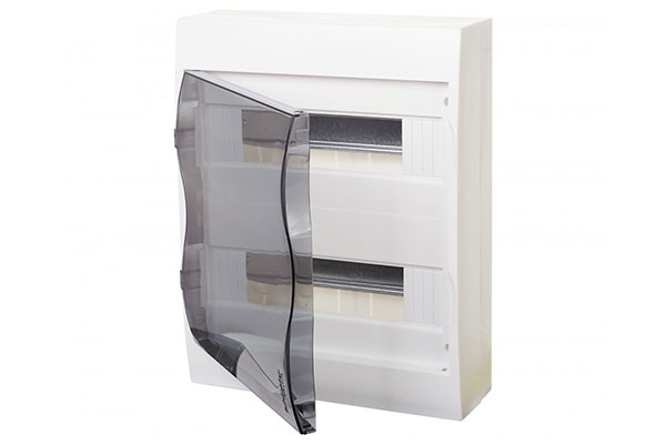 бокс накладной ЩРН-п 24 модуля с шиной IP40 SchE