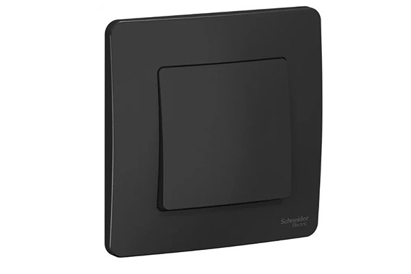 выключатель 1-кл. б/п Blanca СП 10А антрацит SchE