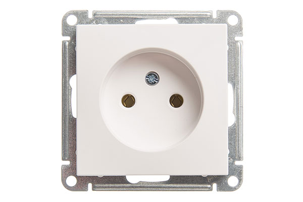 розетка 1-м СП AtlasDesign 16А IP20 б/з белая