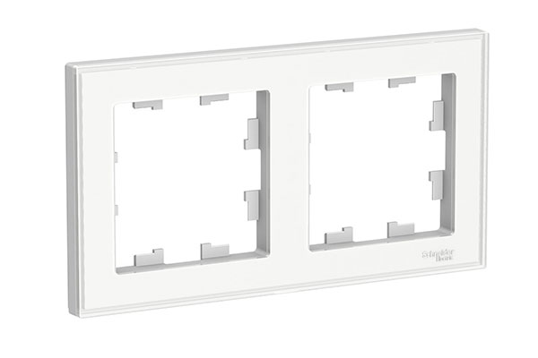рамка 2-м AtlasDesign универс. бел.