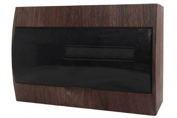 бокс накладной ЩРН-п 18 модулей темное дерево IP41 EKF