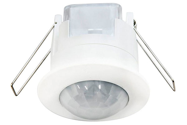 датчик движения ИК встраиваемый 1200w 360 гр. 6м IP20