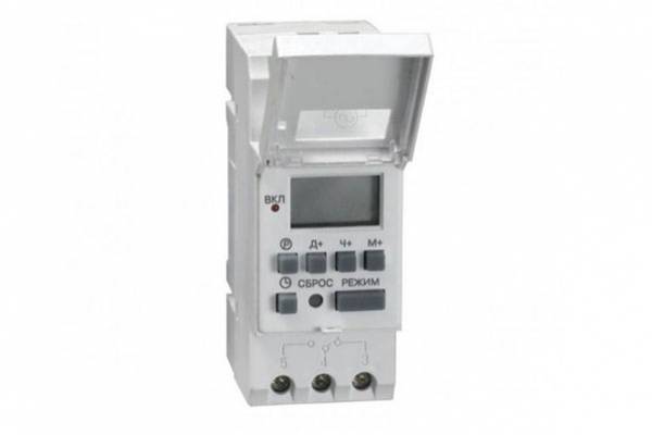 таймер цифровой ТЭ15 16А 230В на DIN-рейку IEK