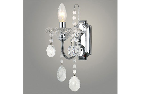 бра 06415/1W CH хром/хрусталь 1х40W E14