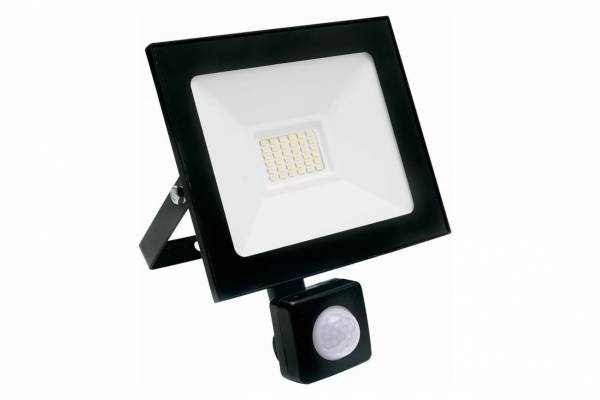 прожектор  30вт 6400К датчик IP65 2700Лм SAFFIT