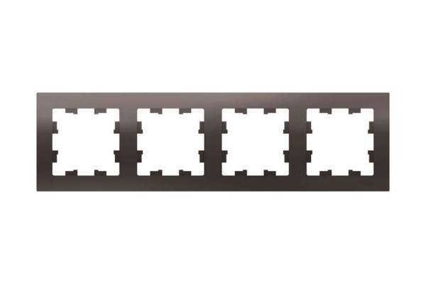 рамка 4-м AtlasDesign универс. мокко SE