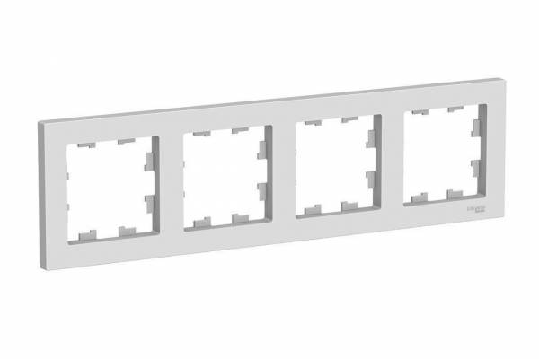 рамка 4-м AtlasDesign универс. бел.
