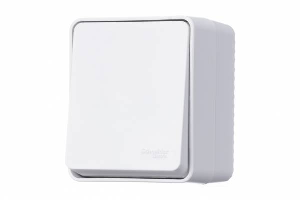 выключатель. 1-кл. ОП AtlasDesign IP54 10A бел.