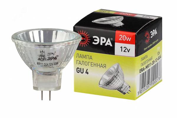 лампа галогенная MR11 12V 20вт