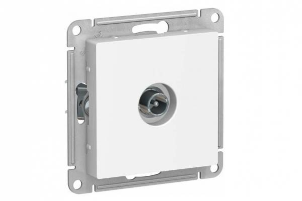 розетка оконечная TV AtlasDesign 1дБ механизм бел