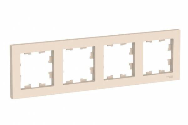 рамка 4-м AtlasDesign универс. беж.
