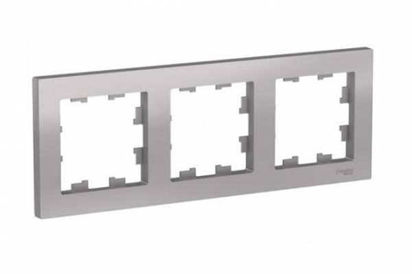 рамка 3-м AtlasDesign универс. алюм.