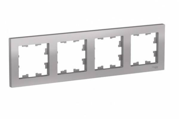 рамка 4-м AtlasDesign универс. алюм.