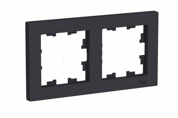 рамка 2-м AtlasDesign универс. карбон SE