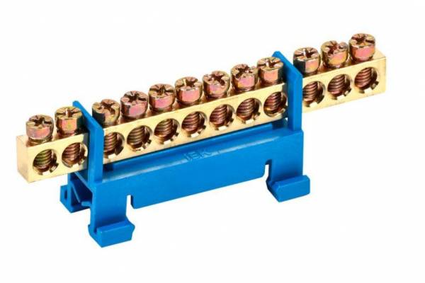 шина нулевая на DIN-изол. 