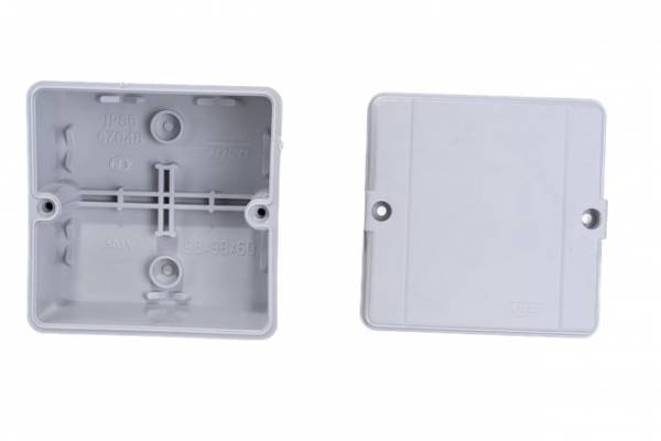 коробка расп. 98х98х60 ОП сер ip65 Ruvinil