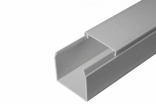 кабель-канал серый 40х25 L2000 с двойн. замком Промрукав