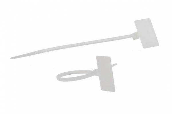 стяжка 2.5х110 с площадкой для маркир. бел. эра