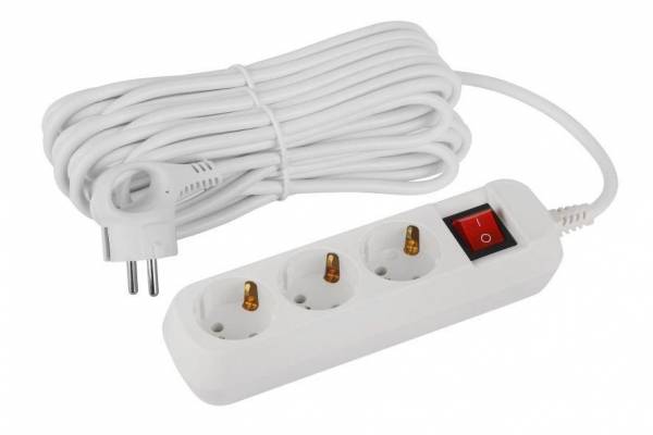 3гн. 10м с/з 16А удлинитель с выкл. ЭРА