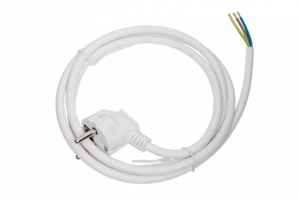 шнур с угл. вилкой 16А ПВС 3х1.5 1.5м бел. Rexant