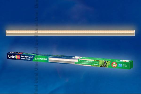 фитосветильник 18Вт бежевый 550мм Uniel  SILVER