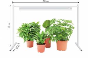 подставка для фитосветильника Uniel h=350-420-490mm, L=715mm