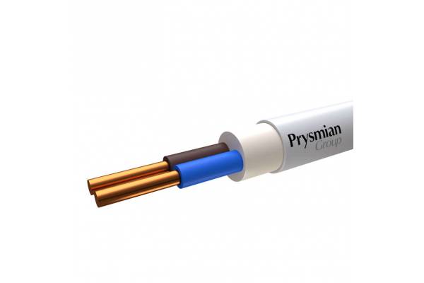 Кабель NYM-O 2х1.5 (бухта) (м) РЭК-PRYSMIAN 2002040901