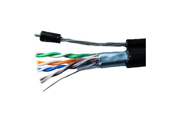 Кабель FTP 4х2х24AWG кат.5е медь с тросом Standart 305м (м) SUPRLAN 01-1026