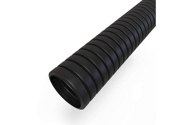 Труба гофрированная ПНД d32мм с протяжкой черн. (уп.25м) Rexant 28-0032-3